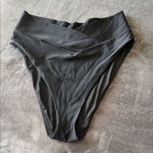 Aerie Black High-Waist Women's swim